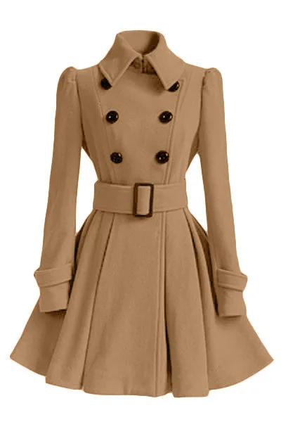 female wool blend coat plus size 2018 jackets women black office lady elegant a-line coats turn down collar double breasted
female wool blend coat plus size 2018 jackets women black office lady elegant a-line coats turn down collar double breasted