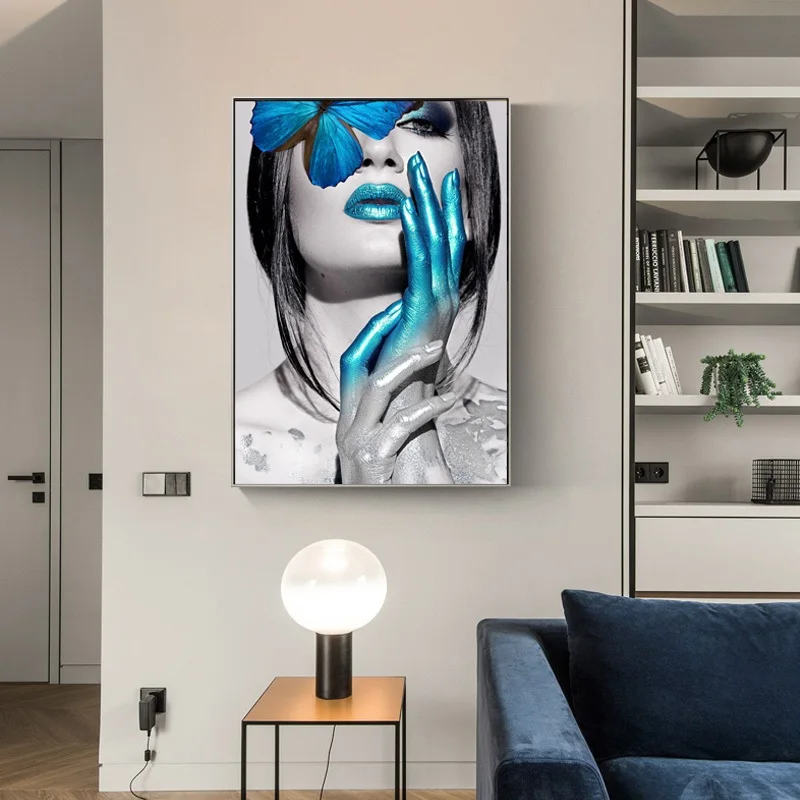 Abstract Wall Art Pictures Fashion Woman butterfly Lips Gold And White Black Modern Home Canvas Painting Beauty Decor Posters
Abstract Wall Art Pictures Fashion Woman butterfly Lips Gold And White Black Modern Home Canvas Painting Beauty Decor Posters
