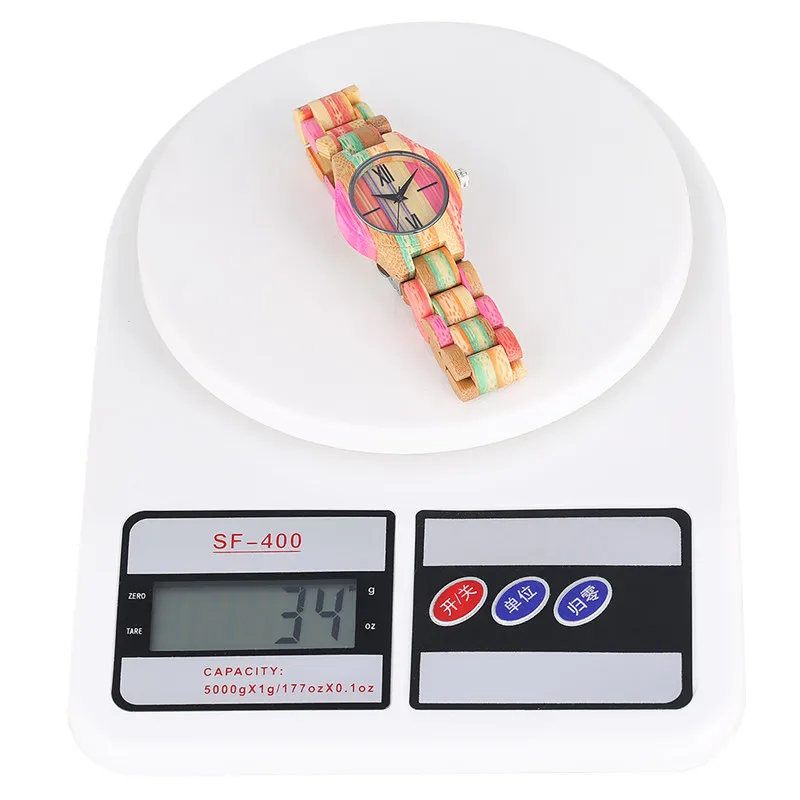 Timekeeper Creative Sunshine Rainbow Wood Watch for Women Colorful Bamboo Case Quartz Watch Movement Lightweight Wooden Watch
Timekeeper Creative Sunshine Rainbow Wood Watch for Women Colorful Bamboo Case Quartz Watch Movement Lightweight Wooden Watch
