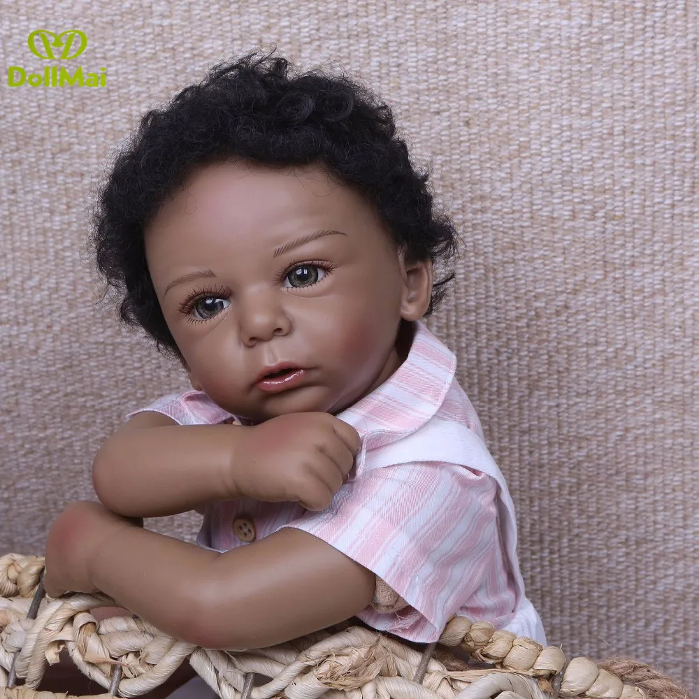 50 см черный reborn baby doll Мягкая силиконовая Детская кукла boneca поп Куклы новорожденных в африканском стиле poupee детские игрушки для девочек
50 см черный reborn baby doll Мягкая силиконовая Детская кукла boneca поп Куклы новорожденных в африканском стиле poupee детские игрушки для девочек