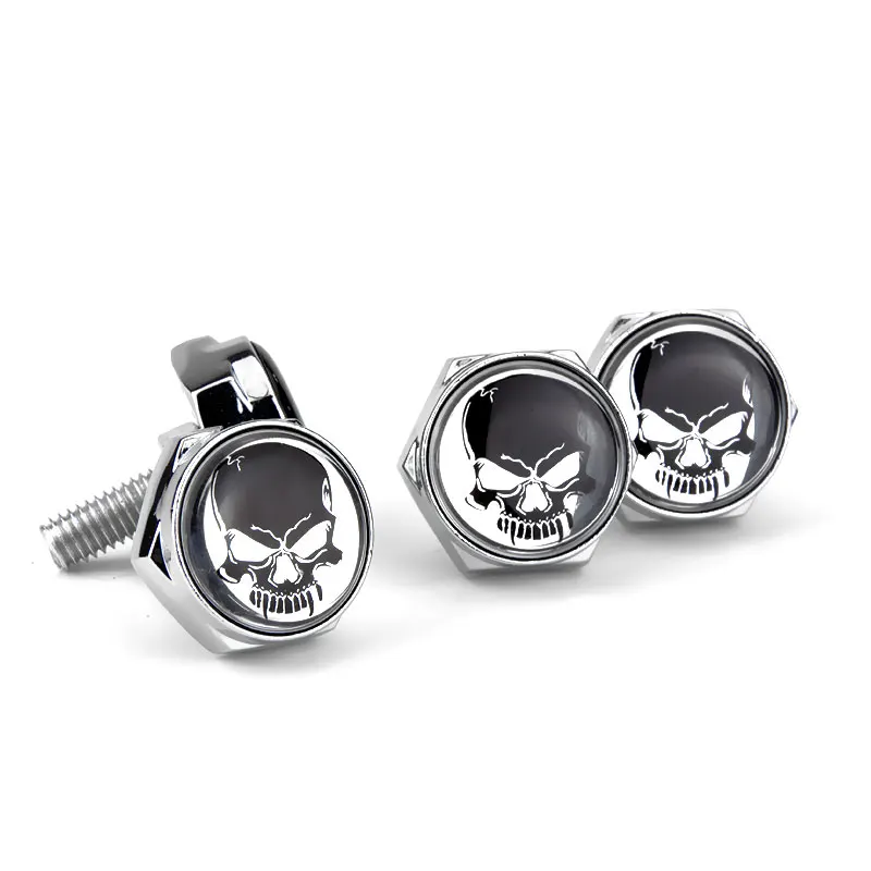 4PCS Car Stickers Funny Skull Emblem Car License Plate Bolts with Gasket For Volkswagen Stylish Alloy Car Accessory JDM Stickers
4PCS Car Stickers Funny Skull Emblem Car License Plate Bolts with Gasket For Volkswagen Stylish Alloy Car Accessory JDM Stickers