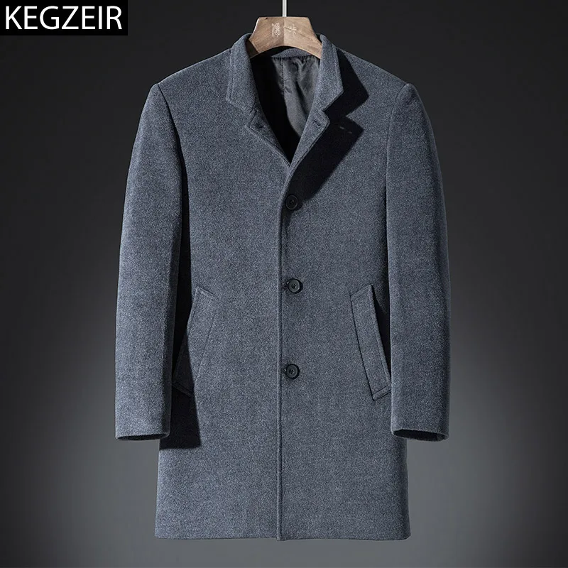 KEGZEIR 2019 Новое Брендовое мужское зимнее длинное пальто, повседневное модное мужское пальто, тонкое плотное теплое пальто, шерстяная Мужская ...
KEGZEIR 2019 Новое Брендовое мужское зимнее длинное пальто, повседневное модное мужское пальто, тонкое плотное теплое пальто, шерстяная Мужская ...