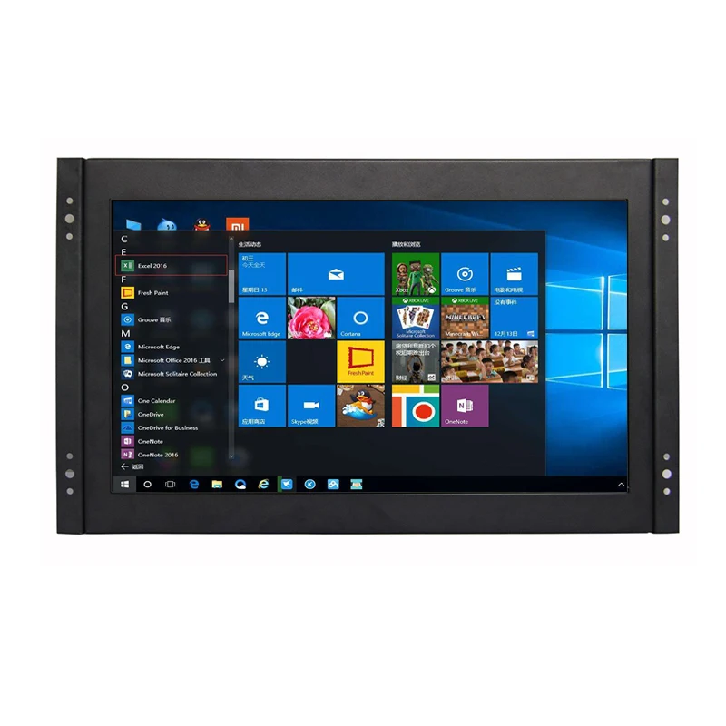Промышленный монитор 13 3 дюйма 1920*1080 сенсорный с открытой рамой Full HD VGA/HDMI/USB/AV/BNC