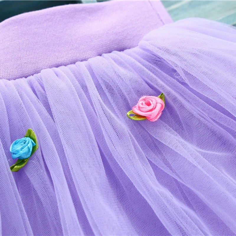 Детская юбка-пачка для девочек танцевальная одежда малышей Пышная