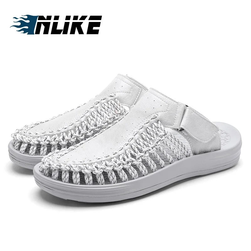 Men Casual Shoes Men Sandals Fashion Handmade Weaving Design Breathable Casual Beach Shoes
Men Casual Shoes Men Sandals Fashion Handmade Weaving Design Breathable Casual Beach Shoes