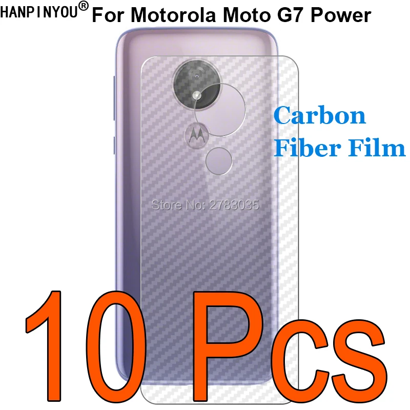 10 Pcs / Lot For Motorola Moto G7 Power 6.2" 3D Ultra Thin Transparent Carbon Fiber Back Film Skin Screen Protector Sticker
10 Pcs / Lot For Motorola Moto G7 Power 6.2" 3D Ultra Thin Transparent Carbon Fiber Back Film Skin Screen Protector Sticker