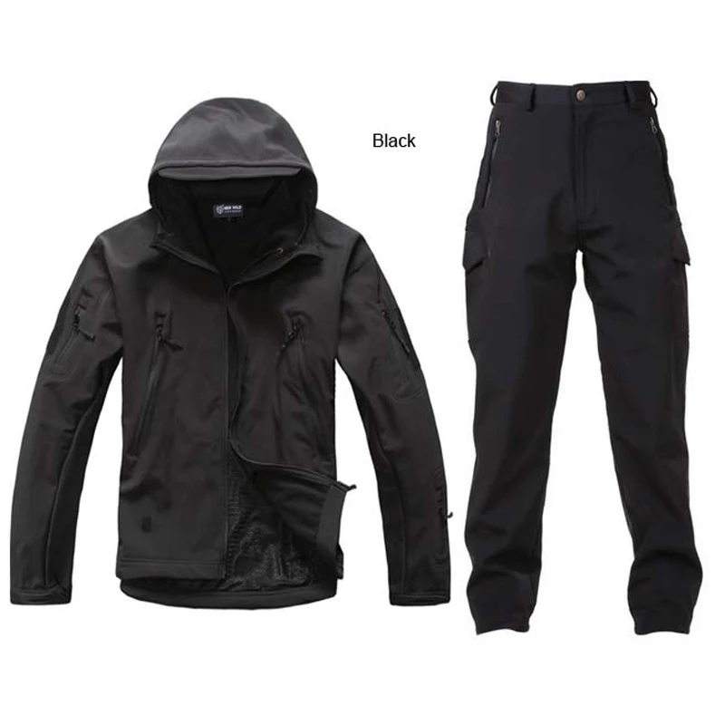 2018 TAD Shark Skin Softshell Jacket +Pants Tactical Man Winter Waterproof Outdoor Hiking Jackets Set Army Military Suit
2018 TAD Shark Skin Softshell Jacket +Pants Tactical Man Winter Waterproof Outdoor Hiking Jackets Set Army Military Suit