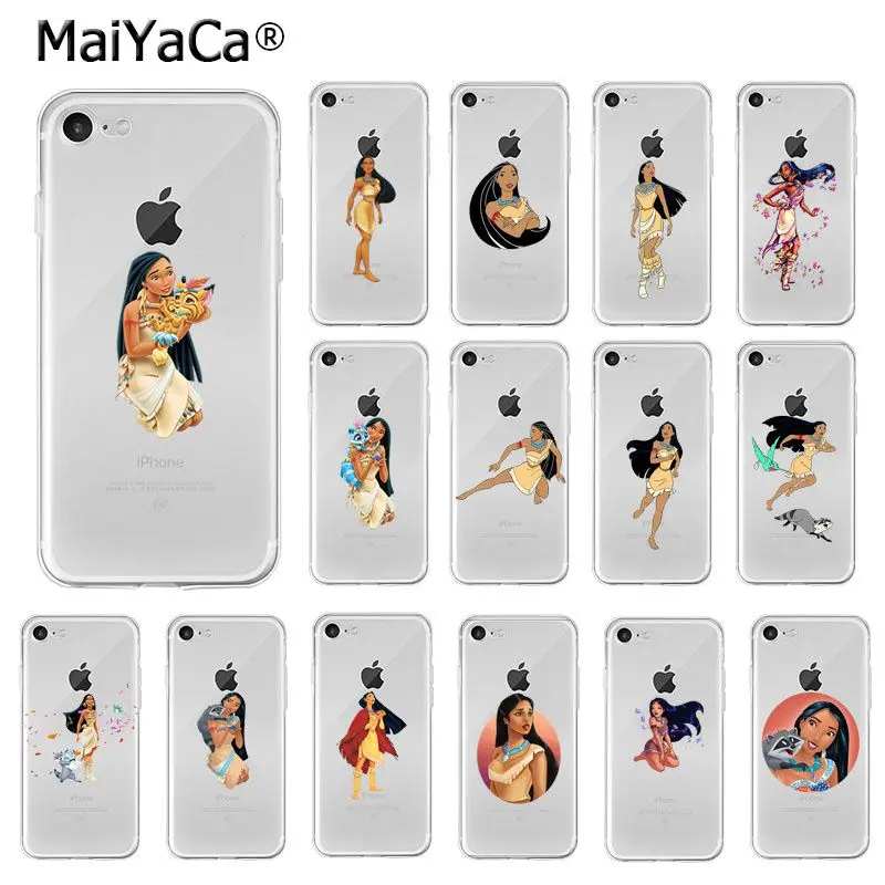 MaiYaCa Pocahontas принцесса ТПУ Мягкие аксессуары для телефона чехол iPhone X XS MAX 6 6s 7 7plus 8