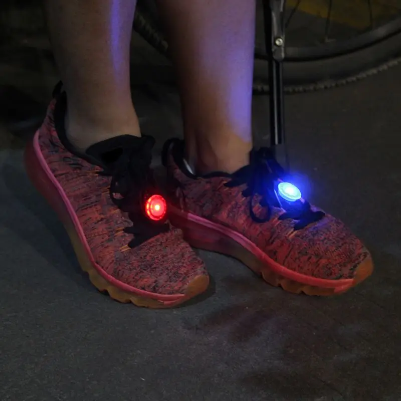 Светодиодный светящийся зажим для обуви вечерний бега безопасности