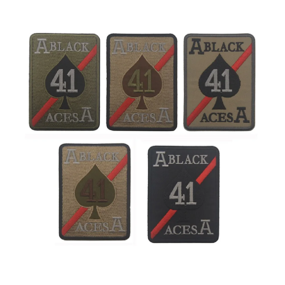 3D High Quality 100% Embroidery Patch Loop And Hook A41 Poker Card Wallet Stickers Affixed Quebra Flight Patches
3D High Quality 100% Embroidery Patch Loop And Hook A41 Poker Card Wallet Stickers Affixed Quebra Flight Patches