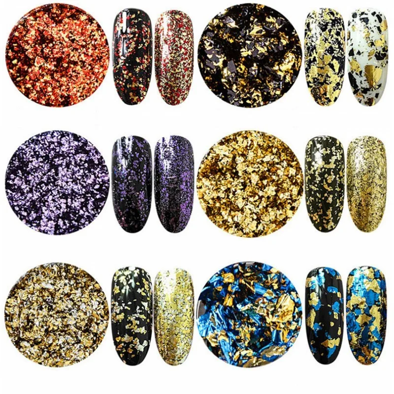 6 Pcs/set Double Colors Nail Aluminum Foil Chips 3D Metallic Paper Flake Acrylic Tips Nail Art Paillette DIY Decorations PT55(6)
6 Pcs/set Double Colors Nail Aluminum Foil Chips 3D Metallic Paper Flake Acrylic Tips Nail Art Paillette DIY Decorations PT55(6)