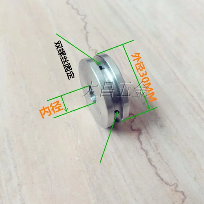 1pcs Motor pulley belt round roller wheel driving wheel model wheel outside diameter 30 mm
1pcs Motor pulley belt round roller wheel driving wheel model wheel outside diameter 30 mm