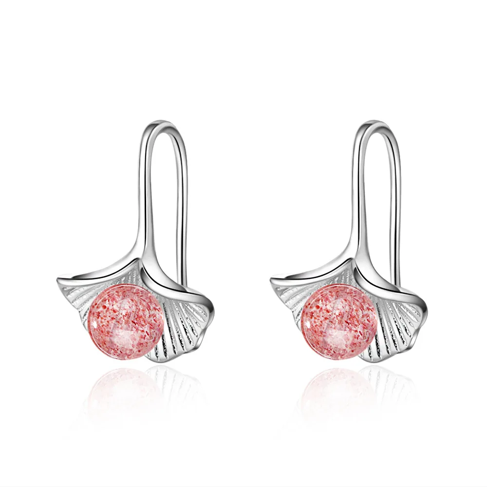 100% 925 Sterling Silver Natural Strawberry Crystal Moonstone Leaf Stud Earrings For Women Birthday Gift Jewelry Drop Shipping
100% 925 Sterling Silver Natural Strawberry Crystal Moonstone Leaf Stud Earrings For Women Birthday Gift Jewelry Drop Shipping