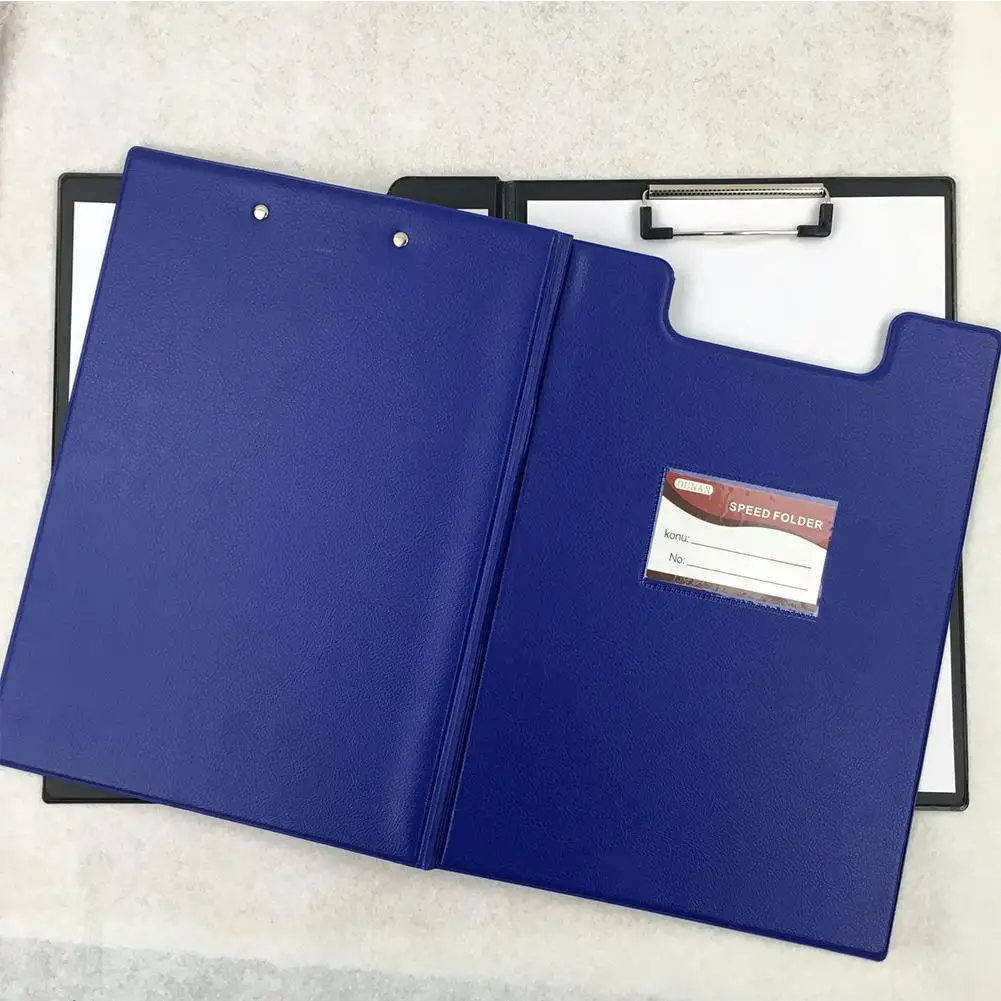 Фото MIRUI A4 кожаное раскладное с зажимом офис держатель для документов папка зажим