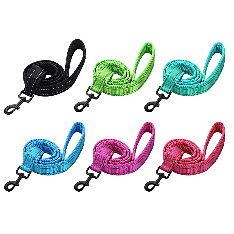 Soft mesh Padded Nylon Dog Leash Reflective Dog Walking Leashes Double thicken pet Lead Outdoor Dog Training Leads Traction rope
Soft mesh Padded Nylon Dog Leash Reflective Dog Walking Leashes Double thicken pet Lead Outdoor Dog Training Leads Traction rope