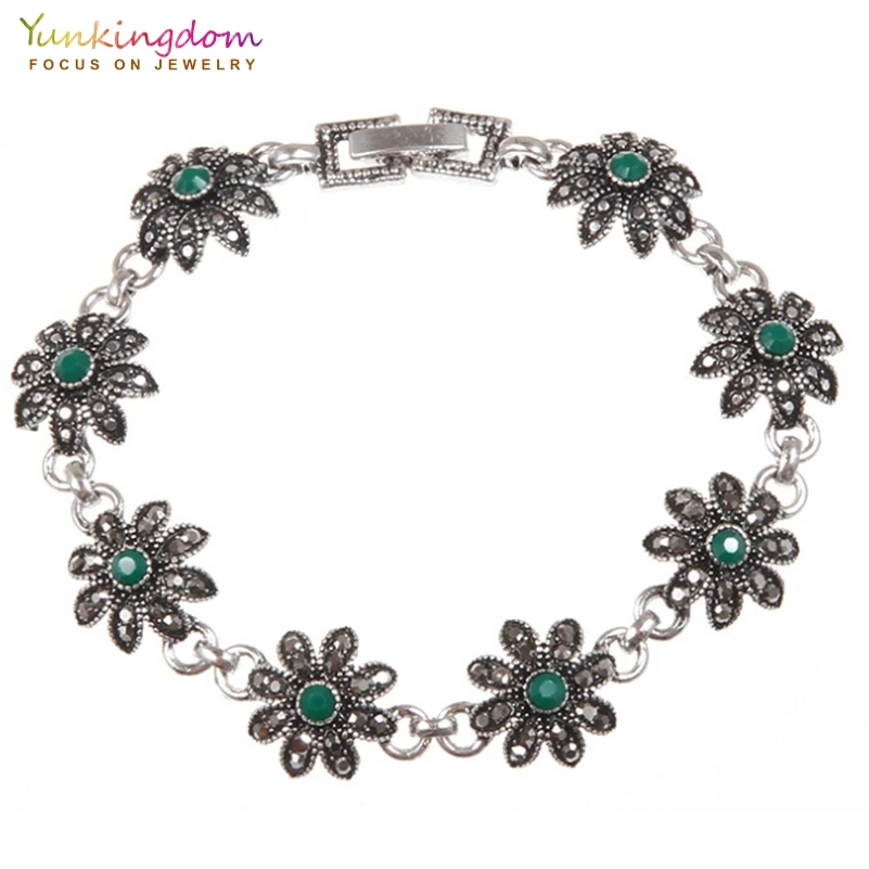 Yunkingdom Ancient White gold Color Bracelets New Arrival Vintage Retro Bracelets Fashion Jewelry Bracelet For Women Best Gift
Yunkingdom Ancient White gold Color Bracelets New Arrival Vintage Retro Bracelets Fashion Jewelry Bracelet For Women Best Gift