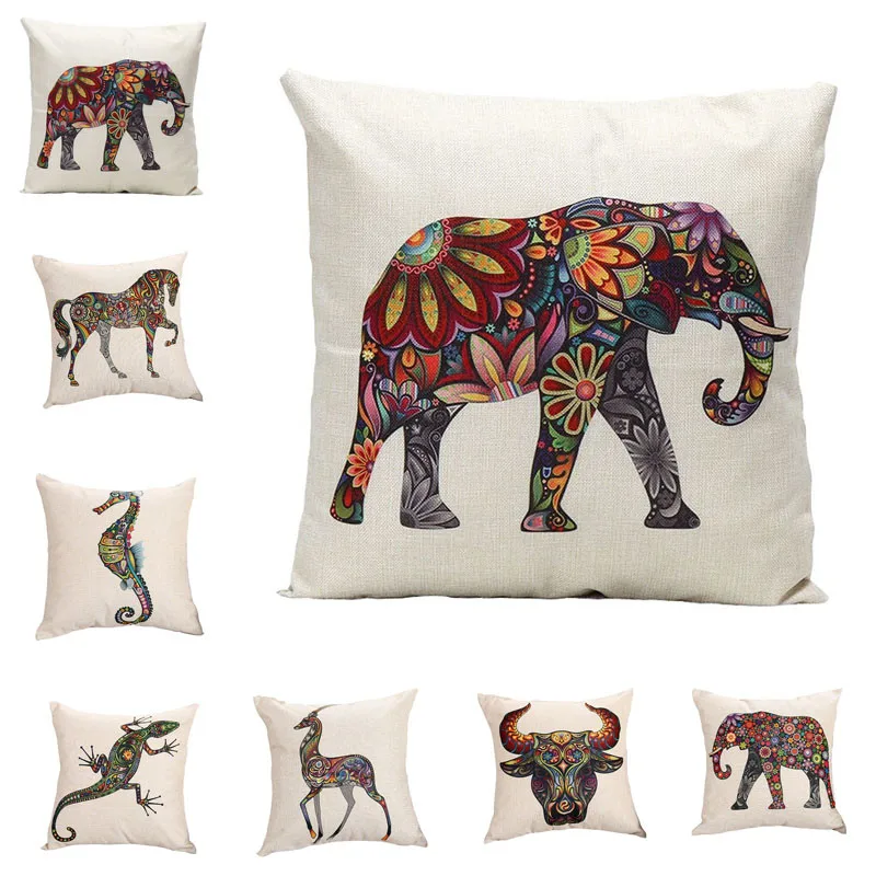 Bohemian Style Animal Pattern Pillow Case Chair Seat and Waist Square 45x45cm Cotton Linen Pillow Cover Home Living
Bohemian Style Animal Pattern Pillow Case Chair Seat and Waist Square 45x45cm Cotton Linen Pillow Cover Home Living