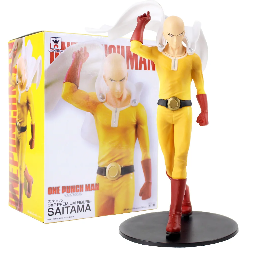 

20cm Anime One Punch Man Toys DXF Premium Figure Saitama Figurine PVC Collection Model Doll