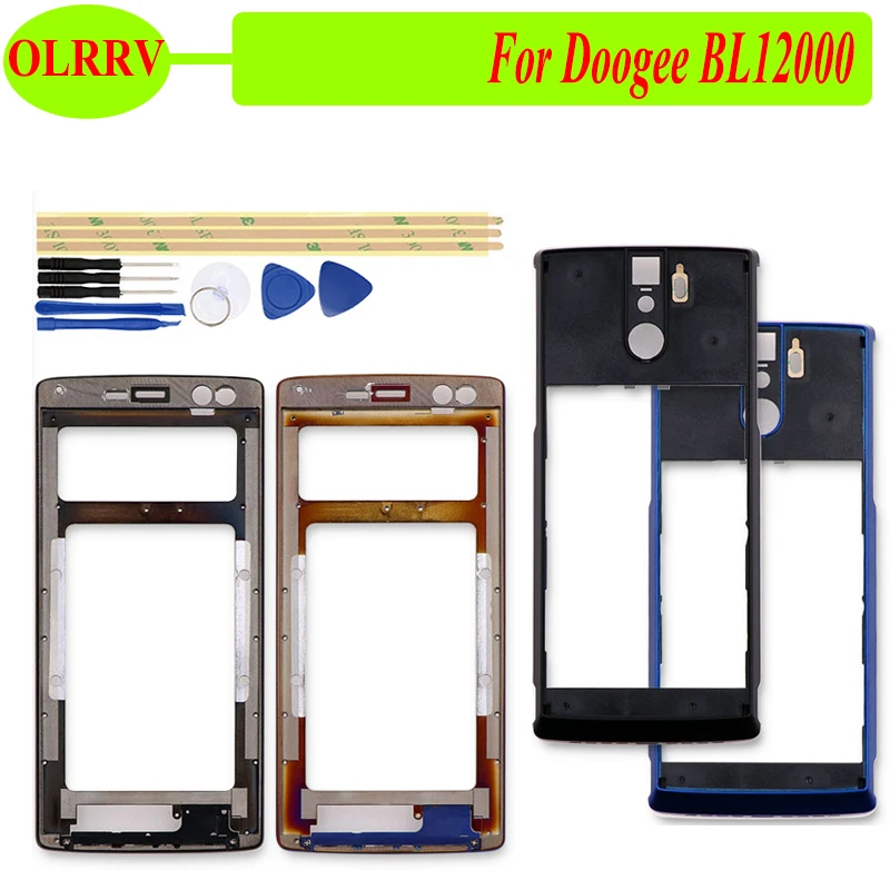 OLRRV Для Doogee BL12000 средняя рамка A корпус с объективом камеры экран B Рамка Замена
