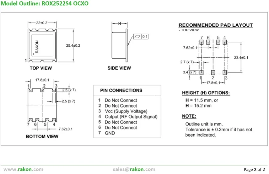 Original new 100% import ROX2522S4 series constant temperature crystal oscillator STP2564LF 25MHZ 3.3V (Inductor)
Original new 100% import ROX2522S4 series constant temperature crystal oscillator STP2564LF 25MHZ 3.3V (Inductor)