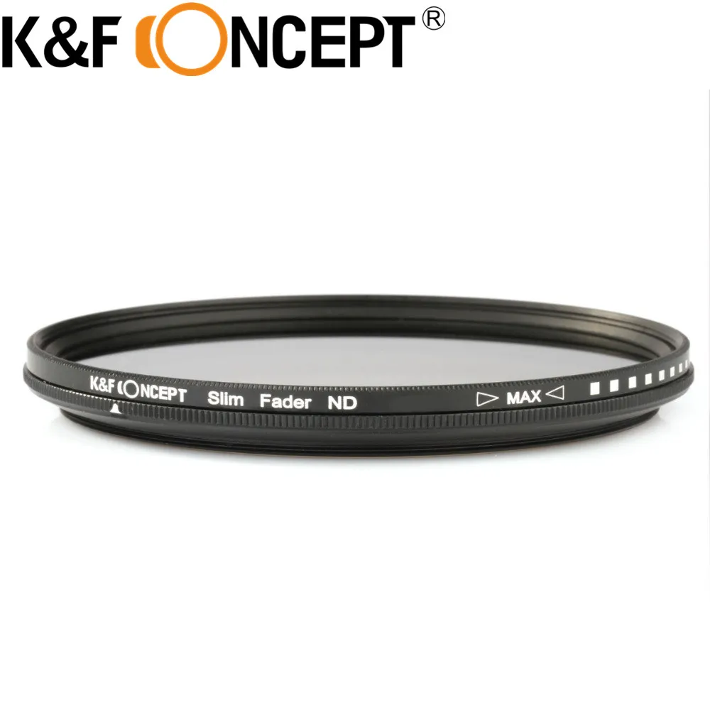 Тонкий Фейдер K & F CONCEPT 40 5 ~ 82 мм переменный ND фильтр регулируемый от ND2 до ND400