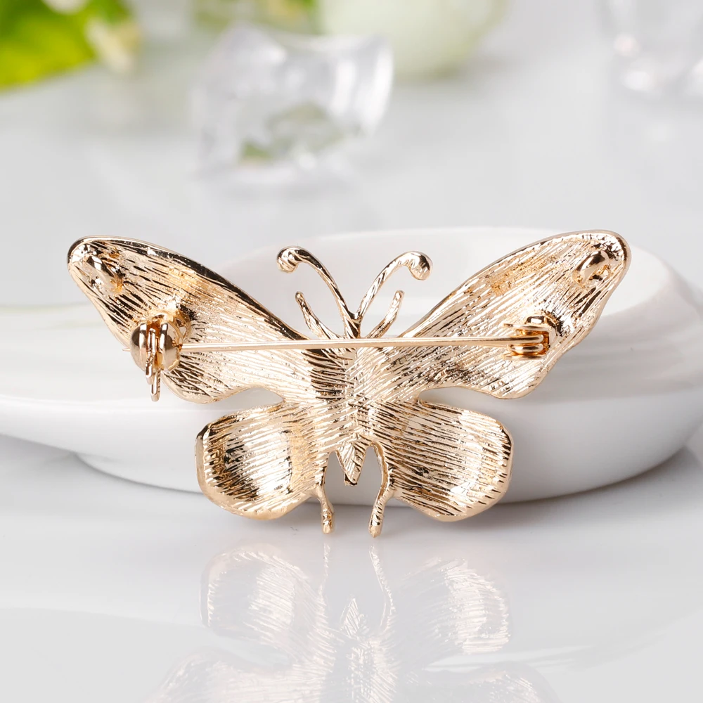 Vintage Metal Crystal Butterfly Brooch For Women Collar Pins Corsage Decoration Animal Brooch Badges Jewelry Accessories
Vintage Metal Crystal Butterfly Brooch For Women Collar Pins Corsage Decoration Animal Brooch Badges Jewelry Accessories
