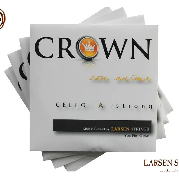 Бесплатная доставка набор веревочек для виолончели larsen crown A D G C средние
