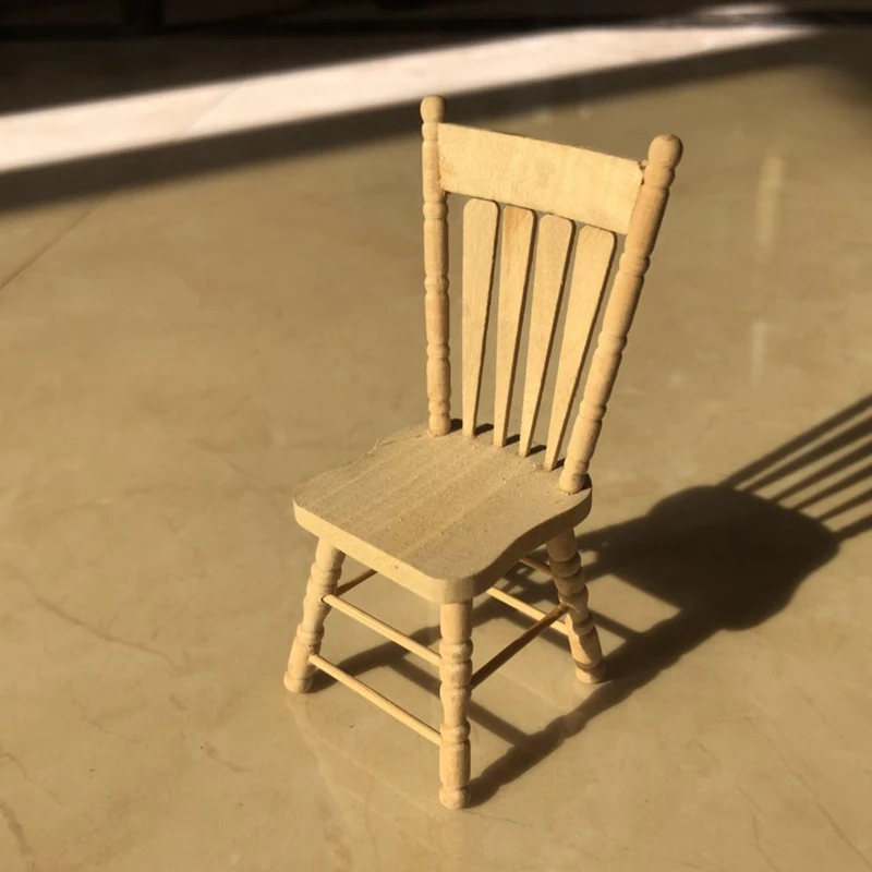 G05-X5033 children baby gift Toy 1:12 Dollhouse mini Furniture Miniature rement DIY wooden color Creative chair 1pcs
G05-X5033 children baby gift Toy 1:12 Dollhouse mini Furniture Miniature rement DIY wooden color Creative chair 1pcs