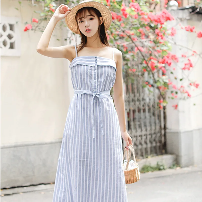 Summer Elegant Off Shoulder Stripe Dress Women Sexy Spaghetti Strap Dresses Office Lady Chic Bow Sashes Sundress for Female
Summer Elegant Off Shoulder Stripe Dress Women Sexy Spaghetti Strap Dresses Office Lady Chic Bow Sashes Sundress for Female