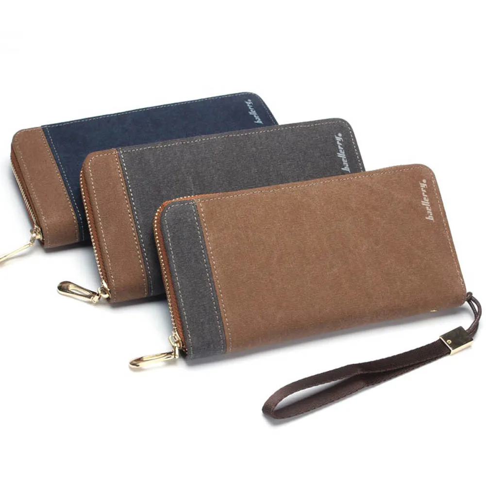 Hot Selling Korean Vintage Men Long Pruse With Wristband Canvas Zipped Card Holder Clutch Money Bag Business Man Casual Wallet
Hot Selling Korean Vintage Men Long Pruse With Wristband Canvas Zipped Card Holder Clutch Money Bag Business Man Casual Wallet
