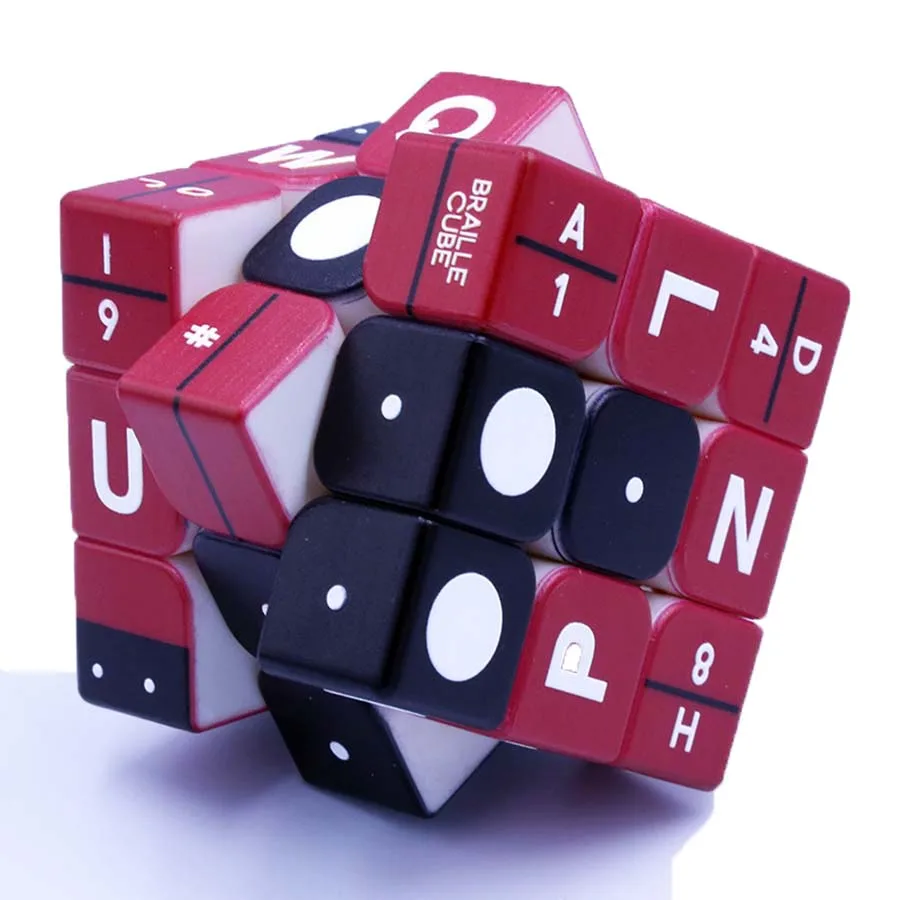 UV Printing Magic Cube 3x3x3 Blind Braille Digital Combination Stereo Learning Speed Twist Puzzle Educational Toys for Children
UV Printing Magic Cube 3x3x3 Blind Braille Digital Combination Stereo Learning Speed Twist Puzzle Educational Toys for Children