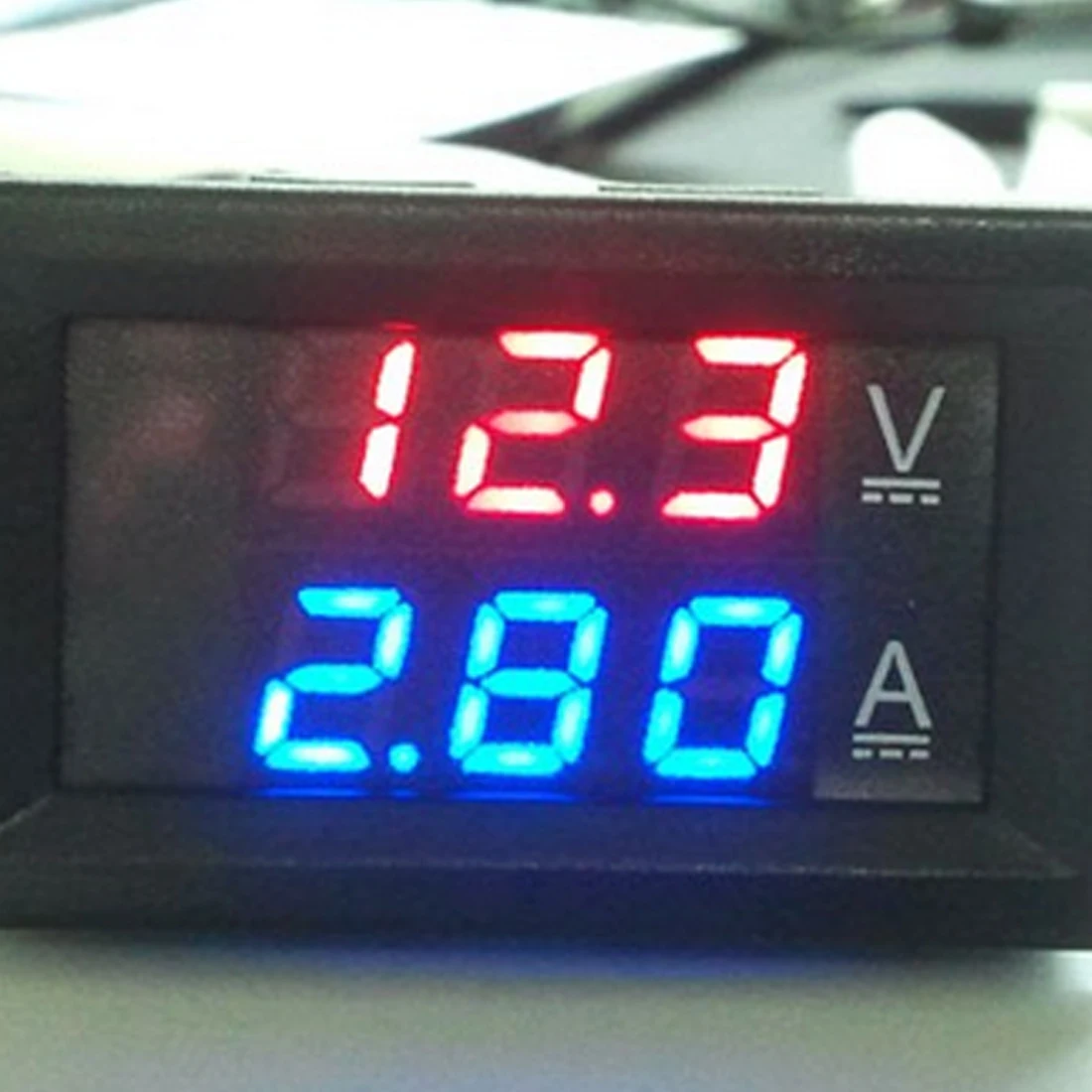 Amp Volt Voltage Current Meter Tester Mini Digital Voltmeter Ammeter DC 100V 10A Panel 0.28" Blue Red Dual LED Display
Amp Volt Voltage Current Meter Tester Mini Digital Voltmeter Ammeter DC 100V 10A Panel 0.28" Blue Red Dual LED Display