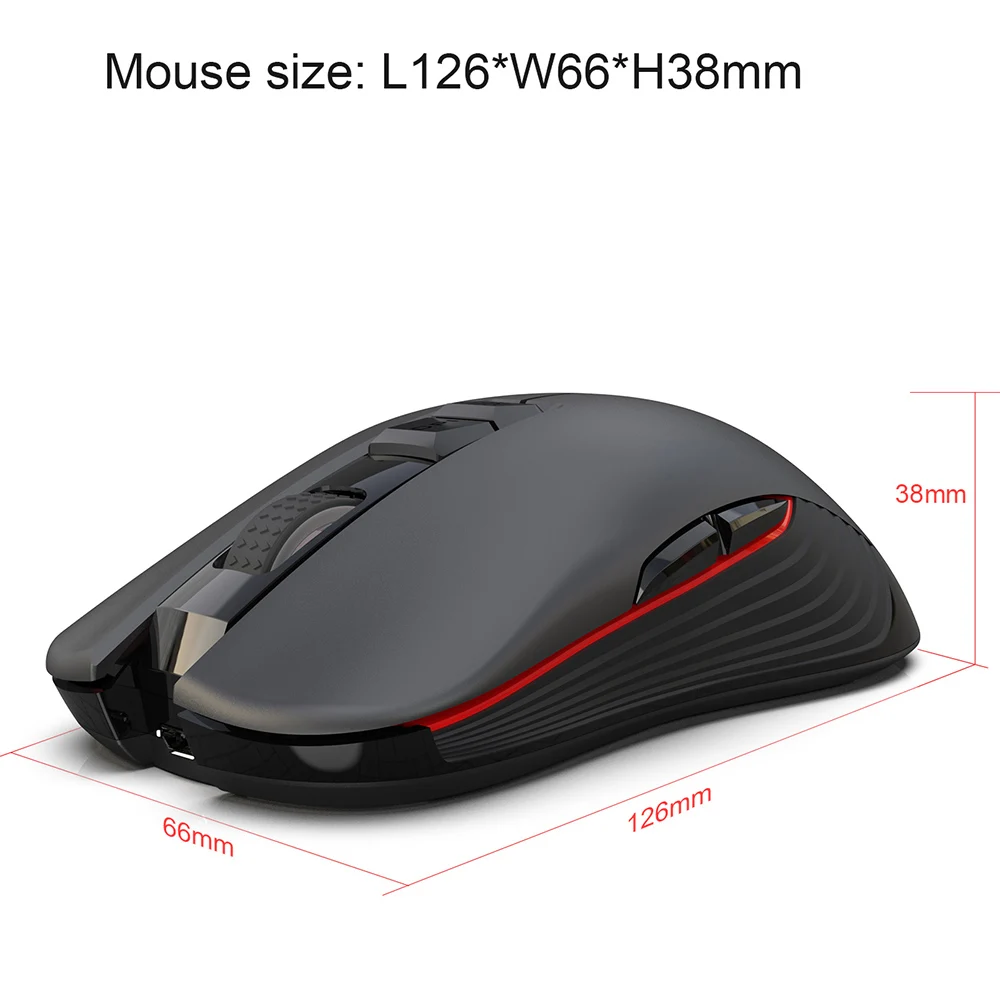 Type-C Wireless Mouse Gaming Silent 8 Buttons 3600dpi 2.4GHz USB Wireless Mause Rechargeable Mice
Type-C Wireless Mouse Gaming Silent 8 Buttons 3600dpi 2.4GHz USB Wireless Mause Rechargeable Mice