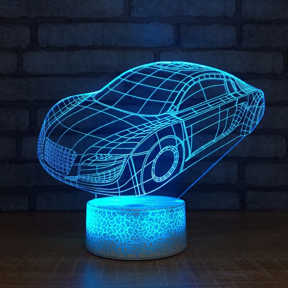 Racing Car LED 3D Luminaria Night Light 3D Illusion Touch Table Lamp Light Children Bedroom Lighting For Kids Toy Gift
Racing Car LED 3D Luminaria Night Light 3D Illusion Touch Table Lamp Light Children Bedroom Lighting For Kids Toy Gift