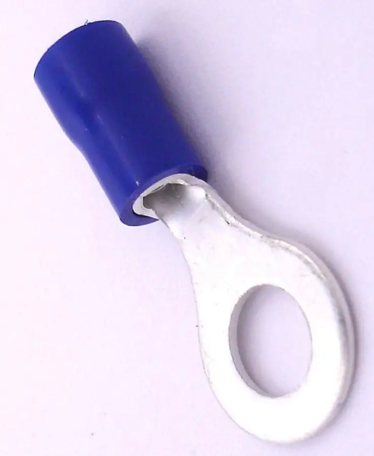 Vehemo High Quality 50pcs Blue 6.4mm Insulated Ring Cable Wire Crimp Terminals for Car
Vehemo High Quality 50pcs Blue 6.4mm Insulated Ring Cable Wire Crimp Terminals for Car