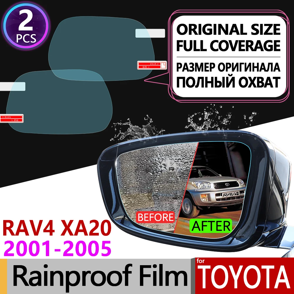 for Toyota Rav4 XA20 2001 - 2005 RAV 4 20 Full Cover Anti Fog Film Rearview Mirror Rainproof Anti-Fog Films Clean Accessories
for Toyota Rav4 XA20 2001 - 2005 RAV 4 20 Full Cover Anti Fog Film Rearview Mirror Rainproof Anti-Fog Films Clean Accessories
