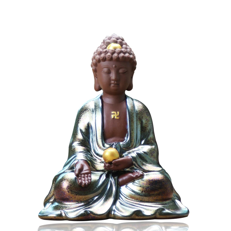 Auspicious Buddha Statue Natural Purple Clay Vintage Boutique Tea Ceremony Accessories Tea Pets Car Decor Souvenir Collection
Auspicious Buddha Statue Natural Purple Clay Vintage Boutique Tea Ceremony Accessories Tea Pets Car Decor Souvenir Collection