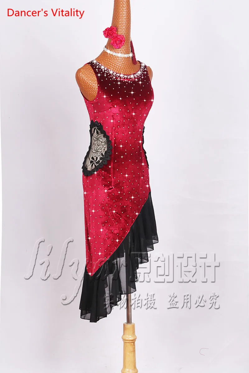 2017 Children / adults Women Performance Latin dance Clothes Velvet tassel Latin Dance Dress Latin Dance Sleeveless Dance Dress
2017 Children / adults Women Performance Latin dance Clothes Velvet tassel Latin Dance Dress Latin Dance Sleeveless Dance Dress