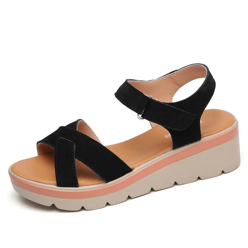 WDZKN Summer Women Sandals Casual Shoes Cow Suede Open Toe Wedge Sandals High Heel Gladiator Sandals Women Platform Sandals
WDZKN Summer Women Sandals Casual Shoes Cow Suede Open Toe Wedge Sandals High Heel Gladiator Sandals Women Platform Sandals
