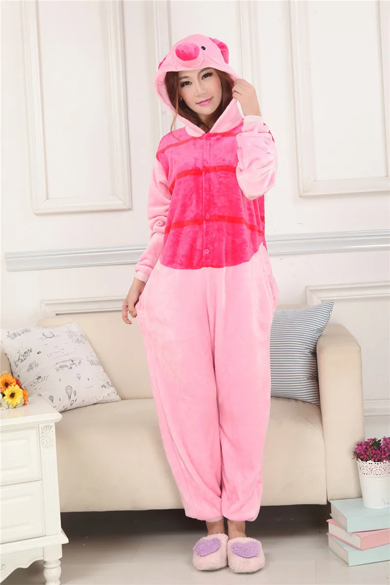Пижама кигуруми фланелевая в стиле унисекс|cosplay costume|pig onesiecostume animal |