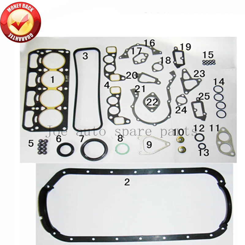 3K 3KC полный комплект прокладок двигателя для Toyota Corolla Starlet 1972 л 1166cc 1982-50029100 0411124040 0411124021 0411124020
3K 3KC полный комплект прокладок двигателя для Toyota Corolla Starlet 1972 л 1166cc 1982-50029100 0411124040 0411124021 0411124020