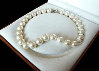 Rare Huge Genuine White 14mm South Sea Shell Pearl Heart Clasp Necklace 18" AAA Factory Wholesale price Women Gift word Jewelry
Rare Huge Genuine White 14mm South Sea Shell Pearl Heart Clasp Necklace 18" AAA Factory Wholesale price Women Gift word Jewelry