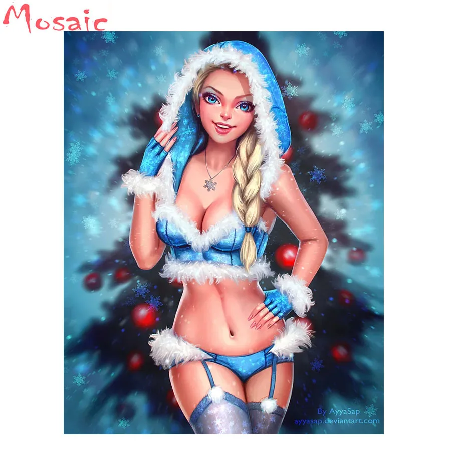 Full square/round Diamond 5D DIY Diamond Painting cartoon snow girl diamond Cross Stitch Rhinestone Mosaic for kid's Gift
Full square/round Diamond 5D DIY Diamond Painting cartoon snow girl diamond Cross Stitch Rhinestone Mosaic for kid's Gift