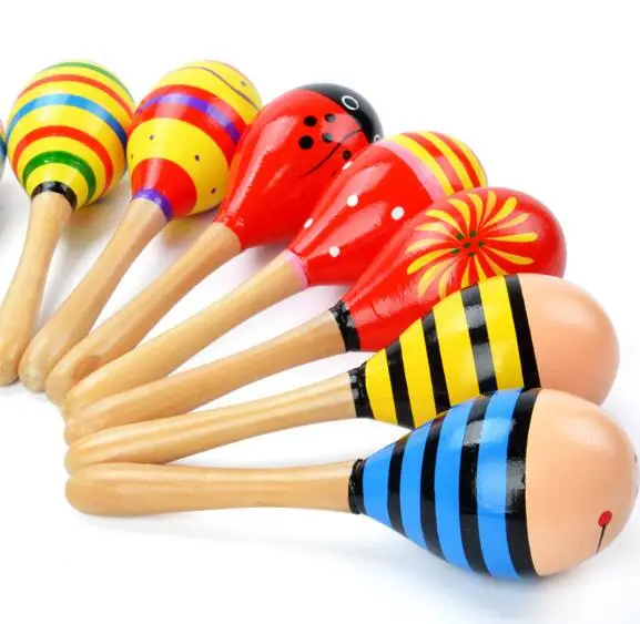 20cm Musical Instrument Percussion Kids Wooden Ball Rattle Toy Sand Hammer Rattle Educational Learning For Baby YH1079
20cm Musical Instrument Percussion Kids Wooden Ball Rattle Toy Sand Hammer Rattle Educational Learning For Baby YH1079