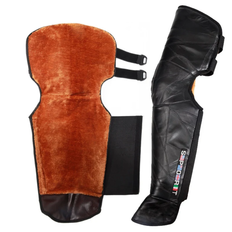 2 Pcs Motorcycle Leather Knee Pads Plush Thickening Windproof Waterproof Warm Leg Protector EK-New
2 Pcs Motorcycle Leather Knee Pads Plush Thickening Windproof Waterproof Warm Leg Protector EK-New