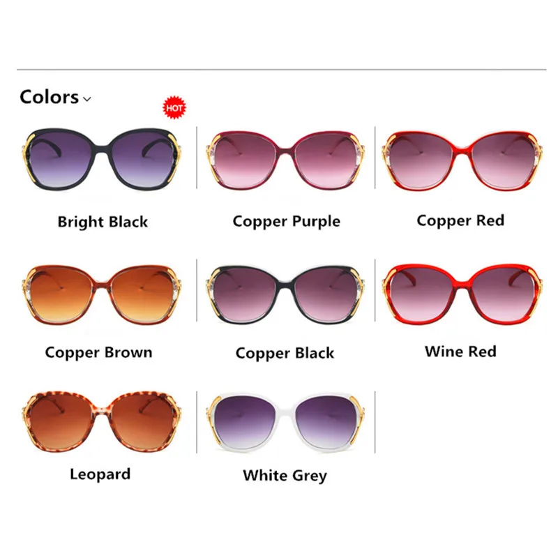 HJYBBSN модные Овальные Солнцезащитные очки женские металлические петли
