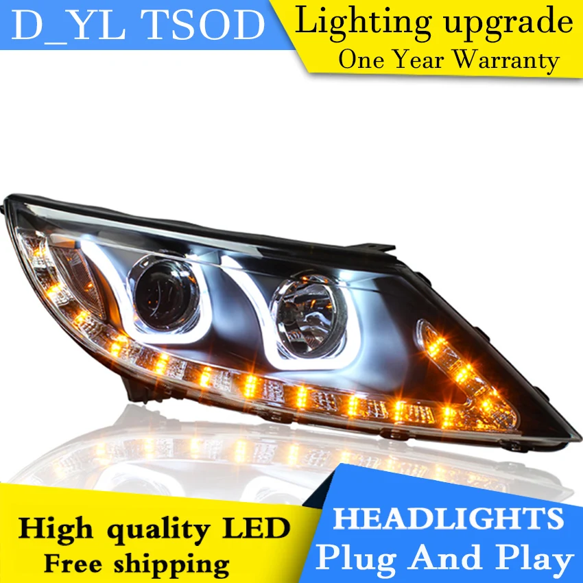 Car Styling Headlights for Sportage R 2011-14 LED Head Lamp Car Goods LED Daytime Running Light LED DRL Bi-Xenon HID
Car Styling Headlights for Sportage R 2011-14 LED Head Lamp Car Goods LED Daytime Running Light LED DRL Bi-Xenon HID