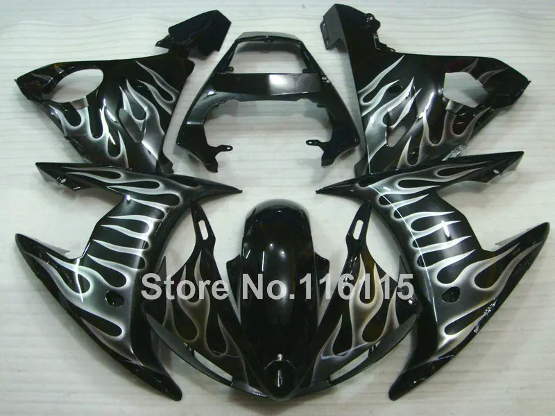 Fit for YAMAHA R6 fairing kit 2003 2004 2005 white flames in black YZF R6 fairings set 03 04 05 full kits #11
Fit for YAMAHA R6 fairing kit 2003 2004 2005 white flames in black YZF R6 fairings set 03 04 05 full kits #11