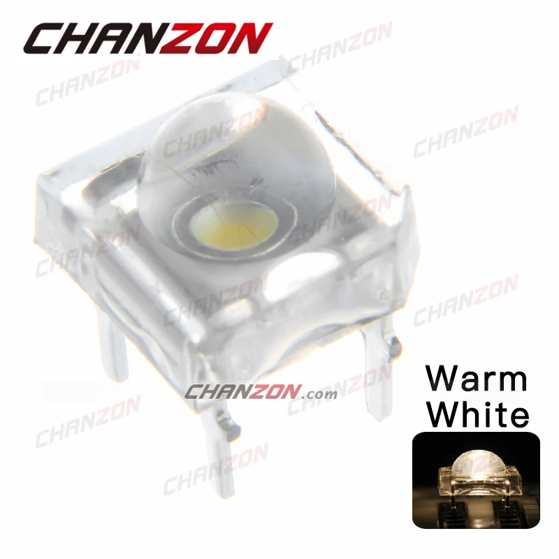 Светодиодный диодный светильник Piranha теплый белый 20 мА постоянный ток 3 в