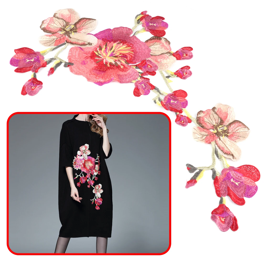 DIY Blossom Long Flower Floral Collar Patch Applique Clothing Embroidery Fabric Sticker Sew On Cloth
DIY Blossom Long Flower Floral Collar Patch Applique Clothing Embroidery Fabric Sticker Sew On Cloth